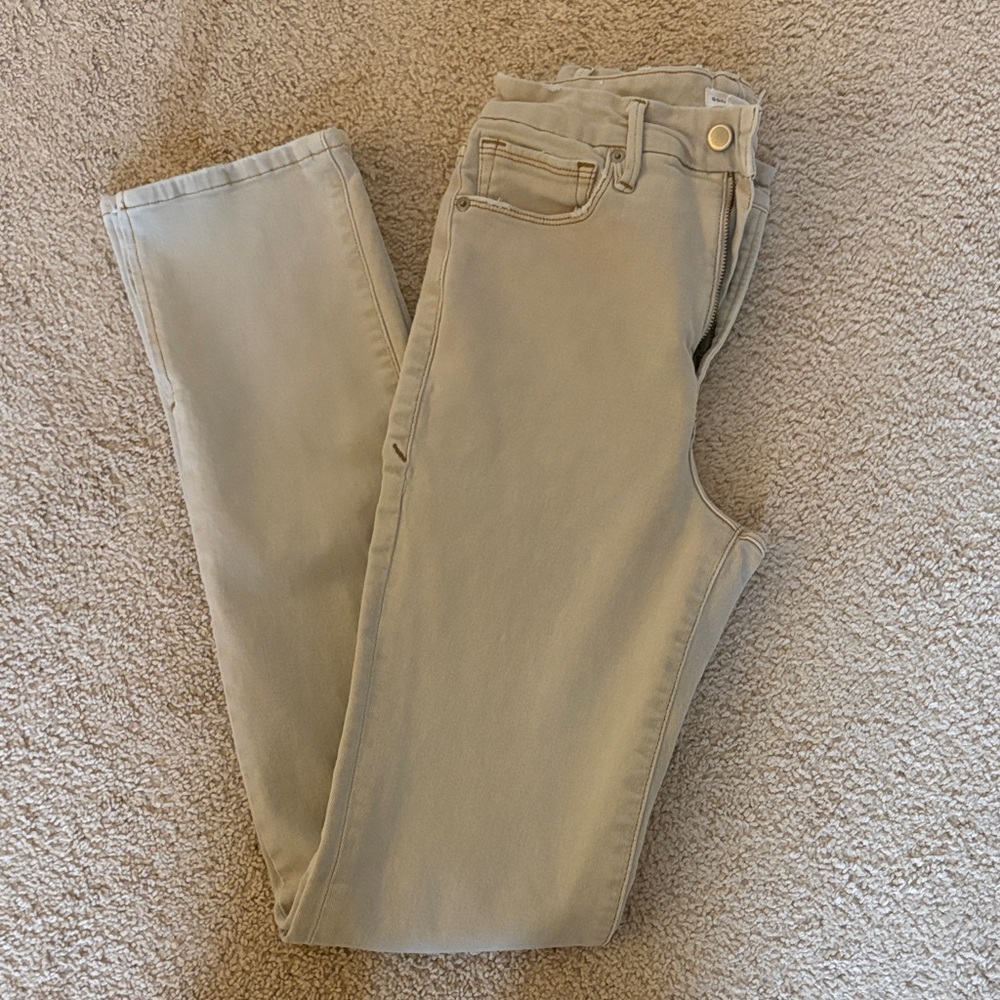 Good American women Tan Slim Jeans